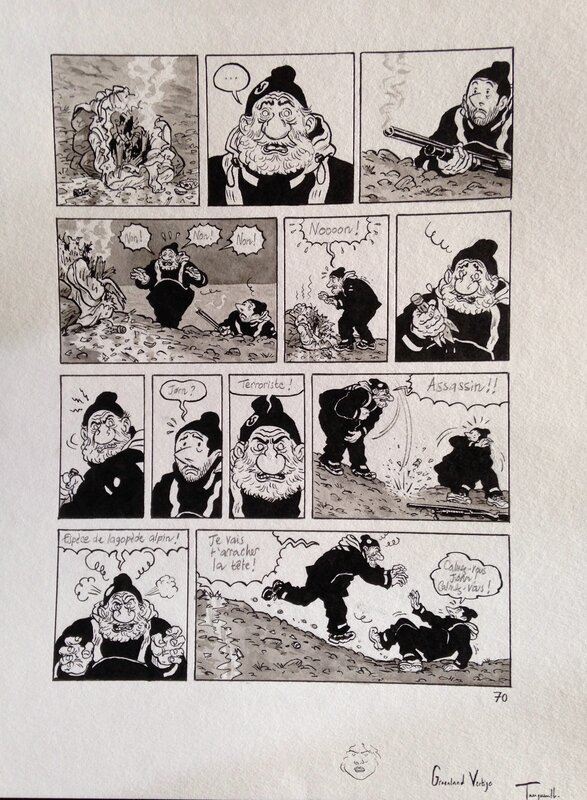 Hervé Tanquerelle - Groenland Vertigo p70 - Planche originale