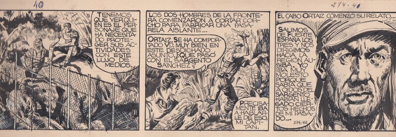 Capitan Durán par José Laffond - Planche originale