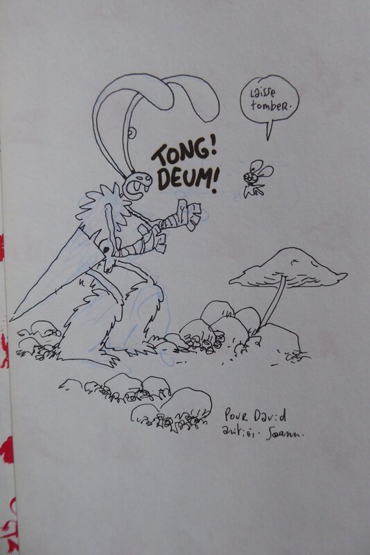 Donjon par Lewis Trondheim - Dédicace