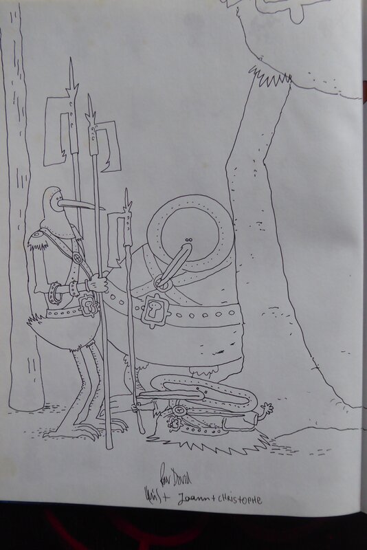 Donjon by Lewis Trondheim, Christophe Blain, Joann Sfar - Sketch