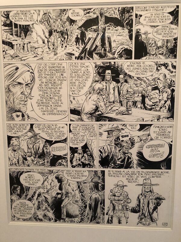 Blueberry par Jean Giraud - Planche originale