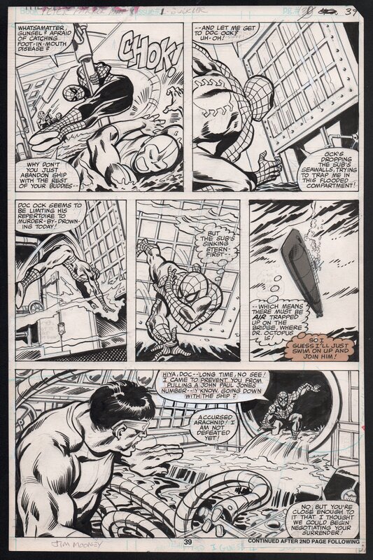 Rich Buckler, Jim Mooney, Spectacular Spider-Man King-Size Annual # 1 - Planche originale