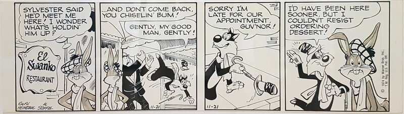 Strip Bugs Bunny par Ralph Heimdahl - Planche originale