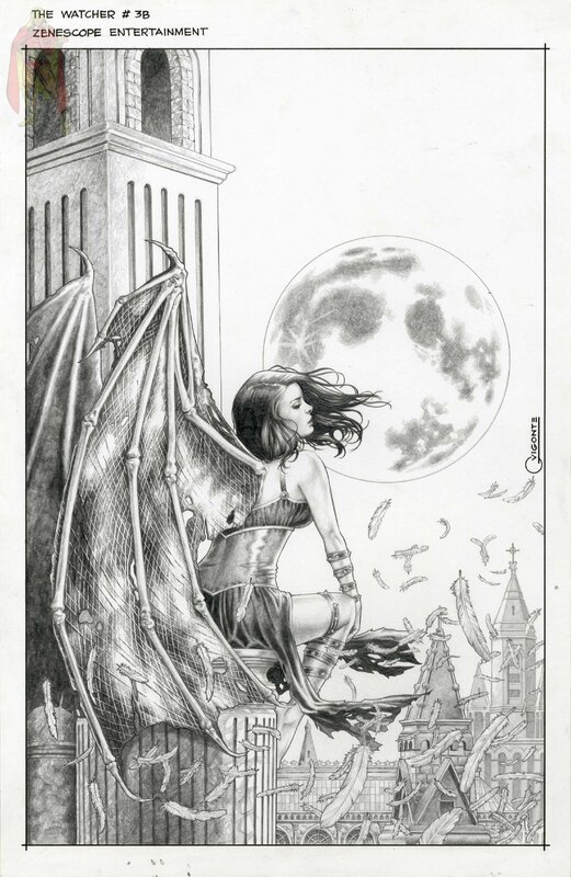 geebo vigonte, The Watcher issue 3 cover B - Couverture originale
