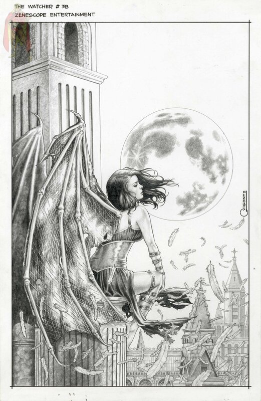 geebo vigonte, The Watcher issue 3 cover B - Original Cover