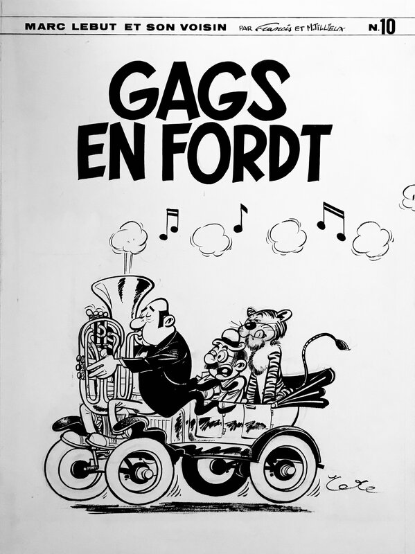 Marc Lebut T10 by Francis, Maurice Tillieux - Original Cover