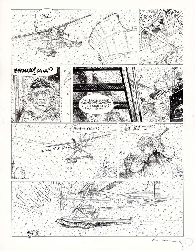 Hermann, Greg, Bernard Prince - Le Port des Fous - Comic Strip