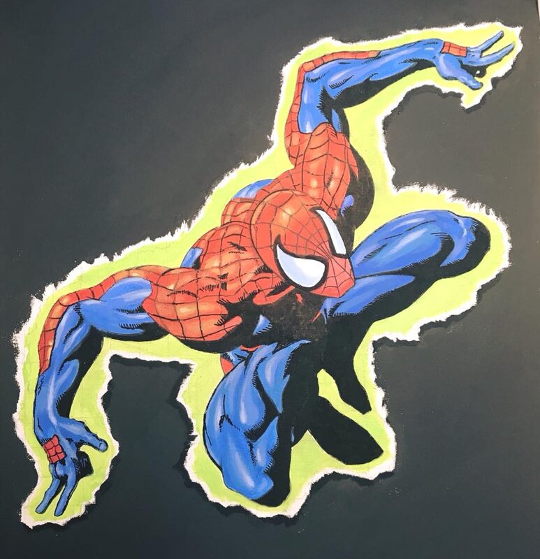 clayton langford, Spiderman/spider-man - Illustration originale
