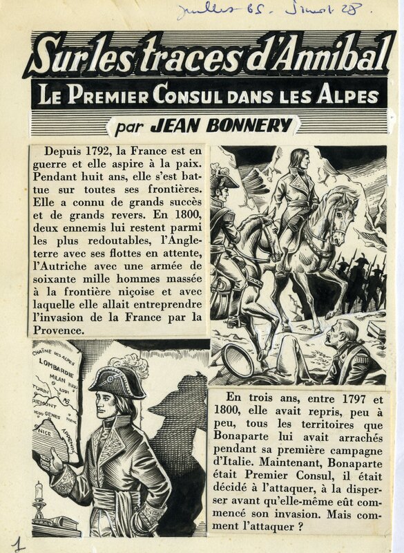 René Brantonne, Sur les Traces d’Annibal - Planche originale