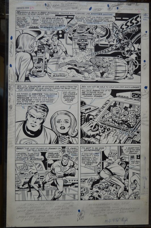 Fantastic four 63 par Jack Kirby, Joe Sinnott - Planche originale