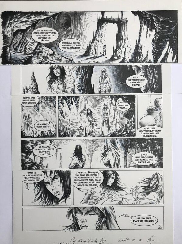 Alexe, Lancelot tome 2 pl 11 - Planche originale