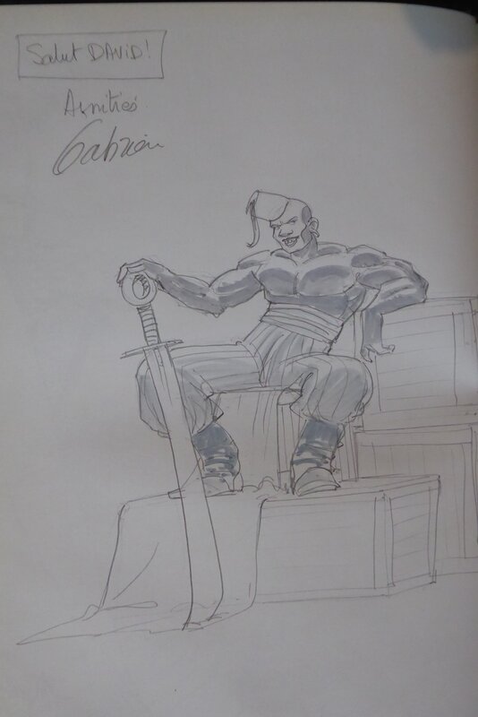L homme de java by Pierre-Yves Gabrion - Sketch