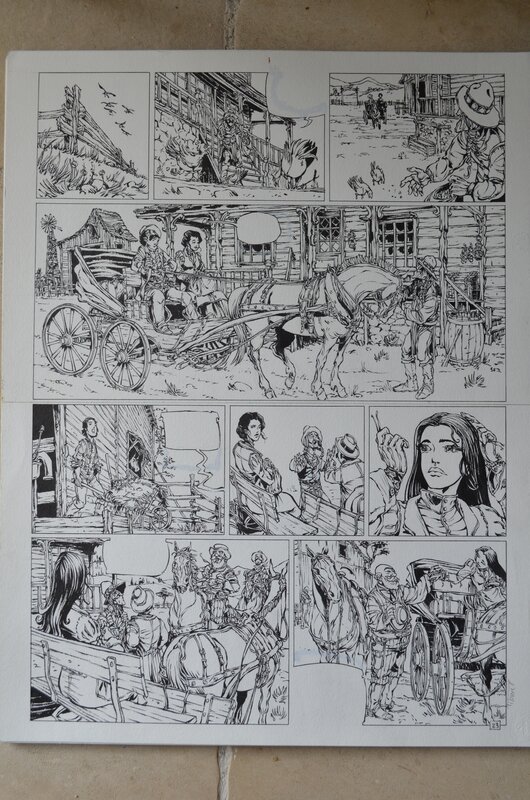 Tiburce Oger, La piste des ombres tome 1 planche 29 - Planche originale