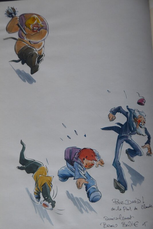 Arthur et merlin by Bruno Bazile - Sketch