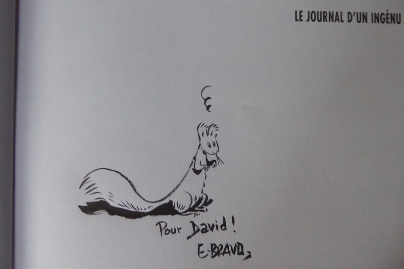 Spirou par Émile Bravo - Dédicace