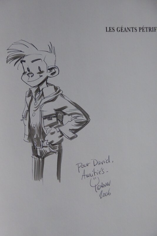 Spirou par Yoann - Dédicace