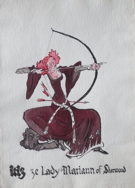 F'murrr, Lady Mariann of Sherwood - Original Illustration