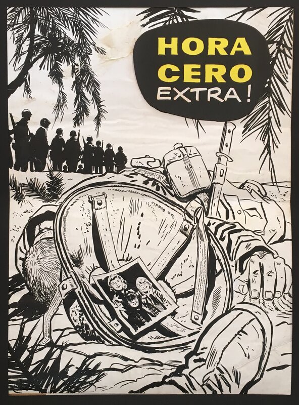 Hugo Pratt, Couverture Hora Cero - Original Cover