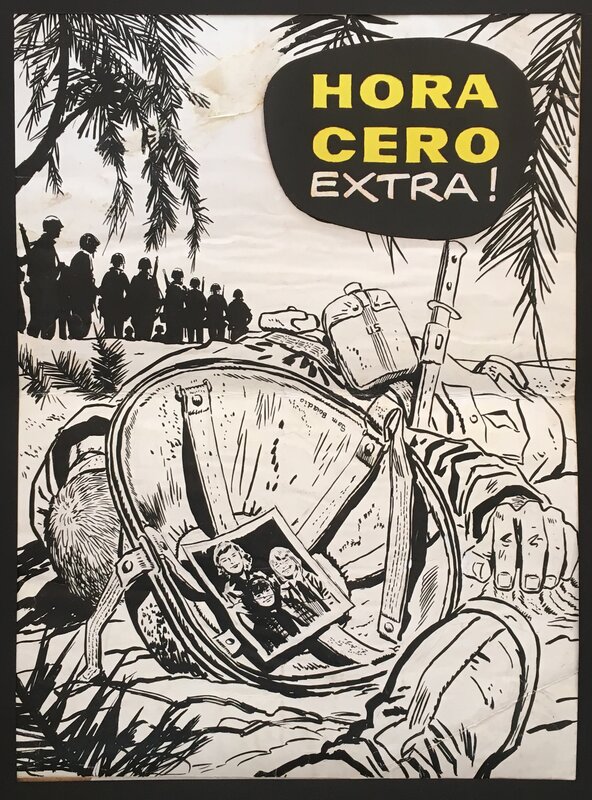 Hugo Pratt, Couverture Hora Cero - Couverture originale