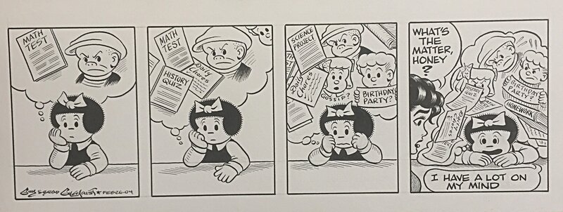 Guy Gilchrist, Brad Gilchrist, Ernie Bushmiller, Nancy (Arthur et Zoé) - Comic Strip
