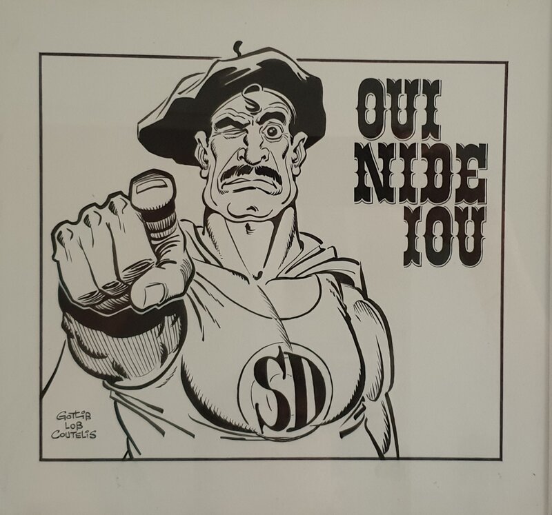 Gotlib, Super Dupont - Couverture originale - Comic Strip