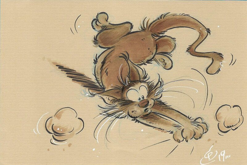 Le chat fou by Grégory Lange - Sketch