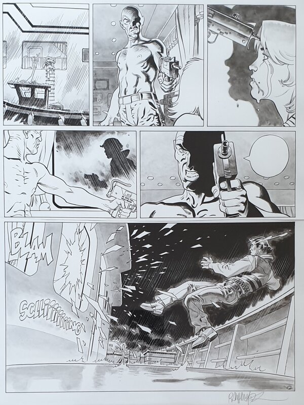 Ralph Meyer, XIII - La Mangouste - planche 52 - Comic Strip