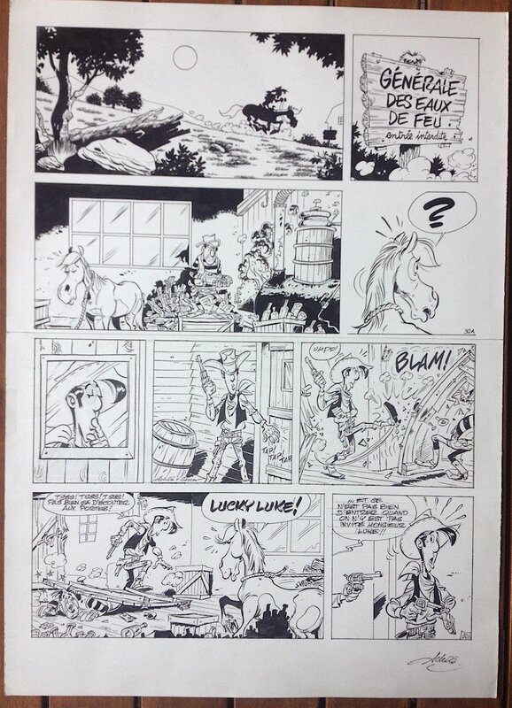 Achdé, Laurent Gerra, Morris, LUCKY LUKE AU QUEBEC - Comic Strip