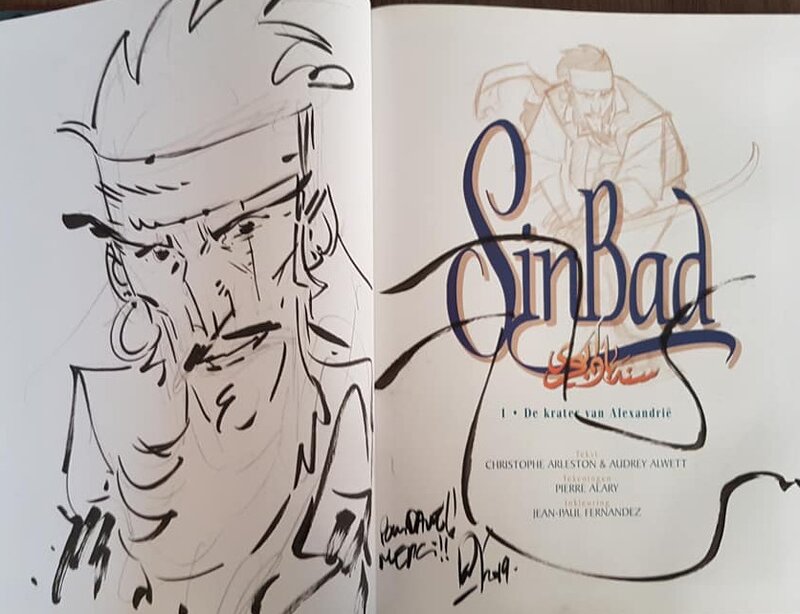 Sinbad par Pierre Alary - Dédicace