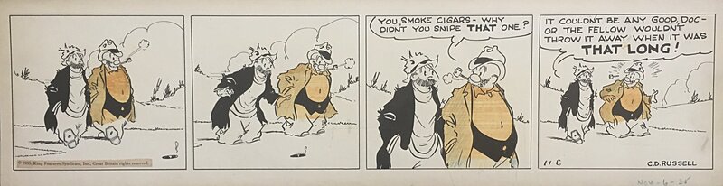 Clarence D. Russell, Pete the Tramp (le Père Lacloche) - Planche originale