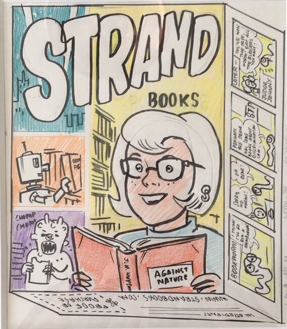 Strand Books by Daniel Clowes - Original art