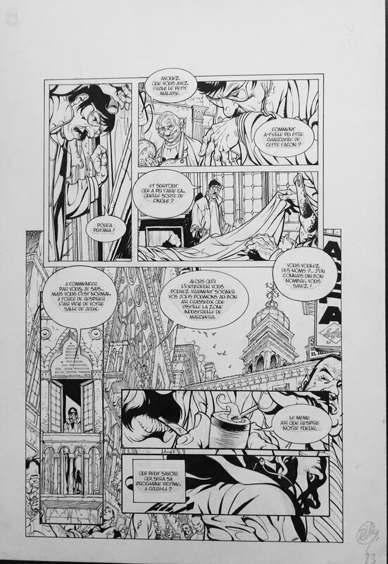 Giulio De Vita, François Corteggiani, Les ombres de la lagune - Comic Strip
