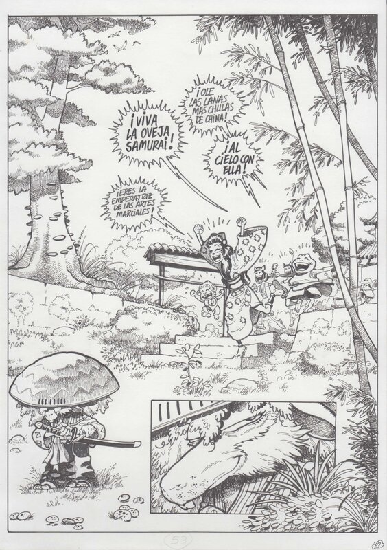 Fran Carmona, La Oveja Samurai, pág. 55 - Comic Strip