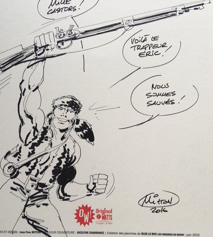 Dedicace by Jean-Yves Mitton - Sketch