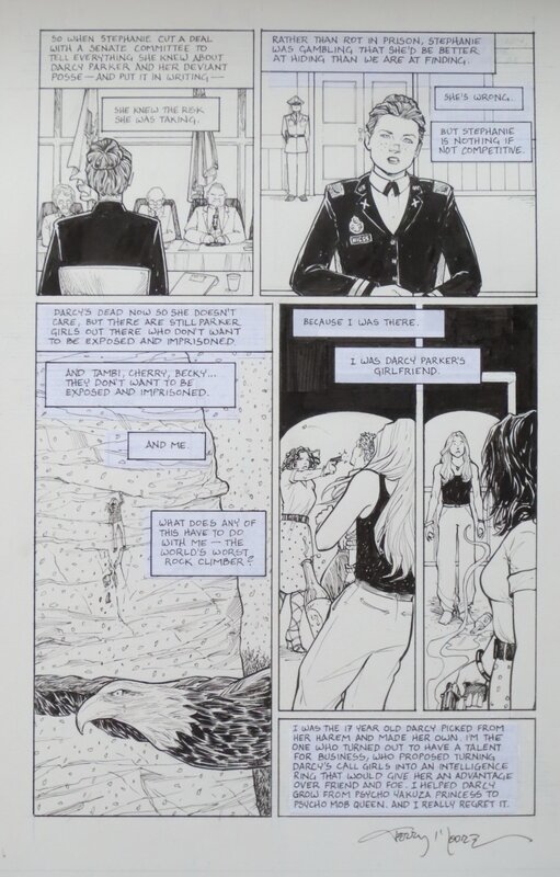 Terry Moore, Strangers in Paradise XXV #2 p7 - Planche originale