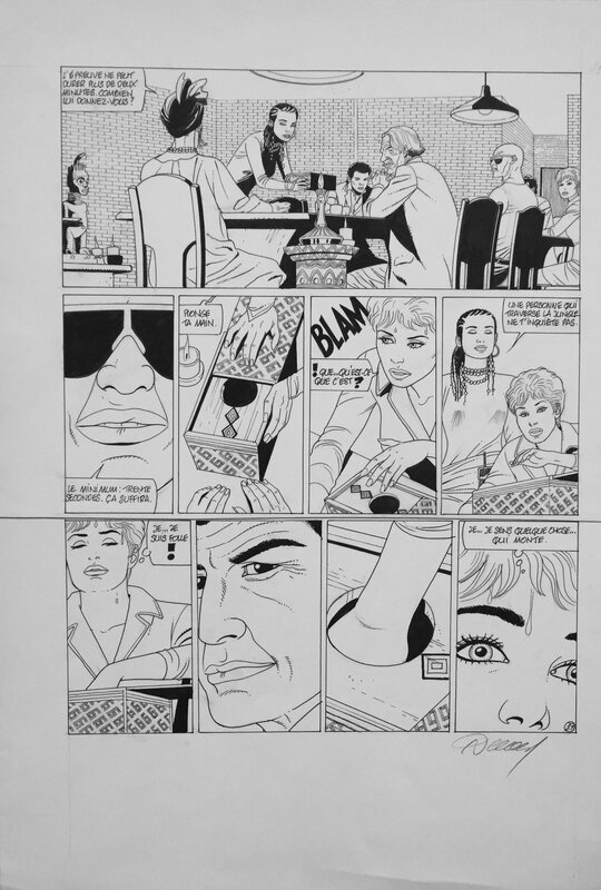 Jessica Blandy par Renaud - Planche originale