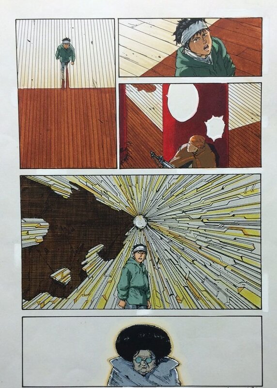 Akira by Steve Oliff, Katsuhiro Otomo - Original art