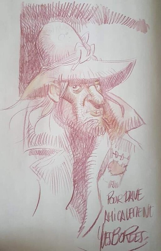 De rode dwerg by Yves Bordes - Sketch