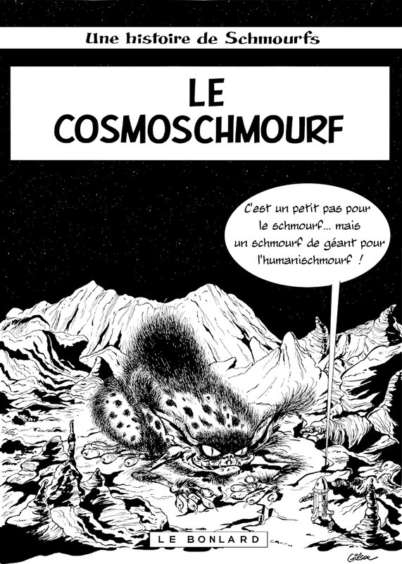 Le Cosmoschmourf par Bruno Gilson - Planche originale