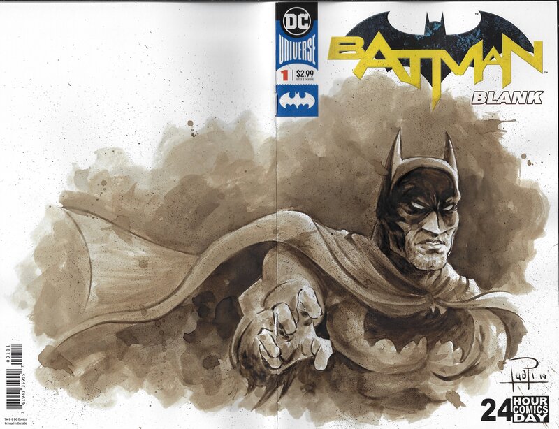 Juapi - Batman - Illustration originale