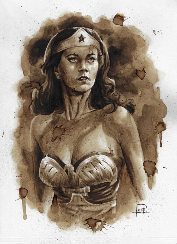 Juapi - Wonder Woman 77 / Linda Carter - Illustration originale