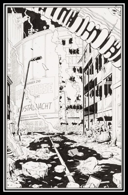 Watchmen par Alan Moore, Dave Gibbons - Planche originale