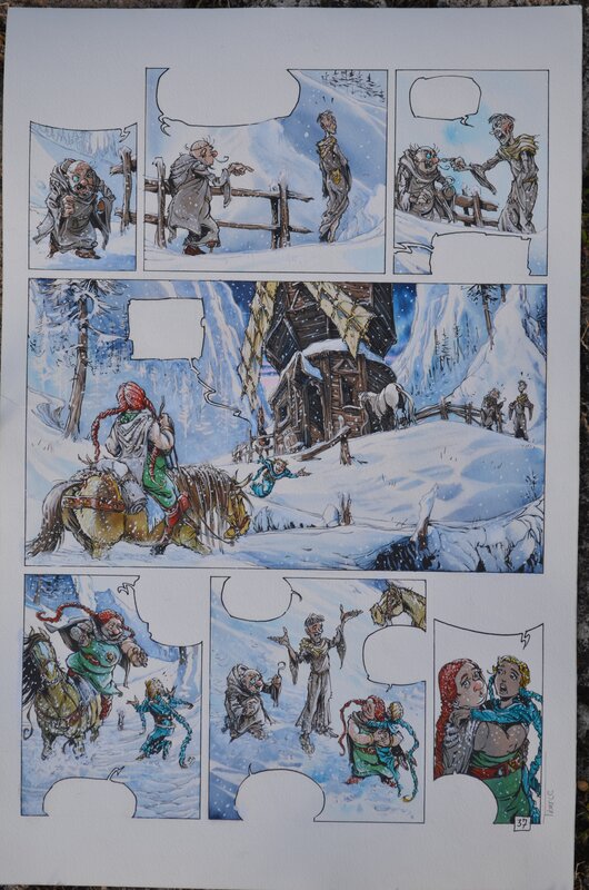 Tiburce Oger, Gorn tome 8 planche 37 - Planche originale