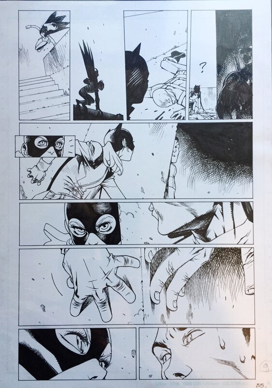 Batgirl par Bengal - Planche originale