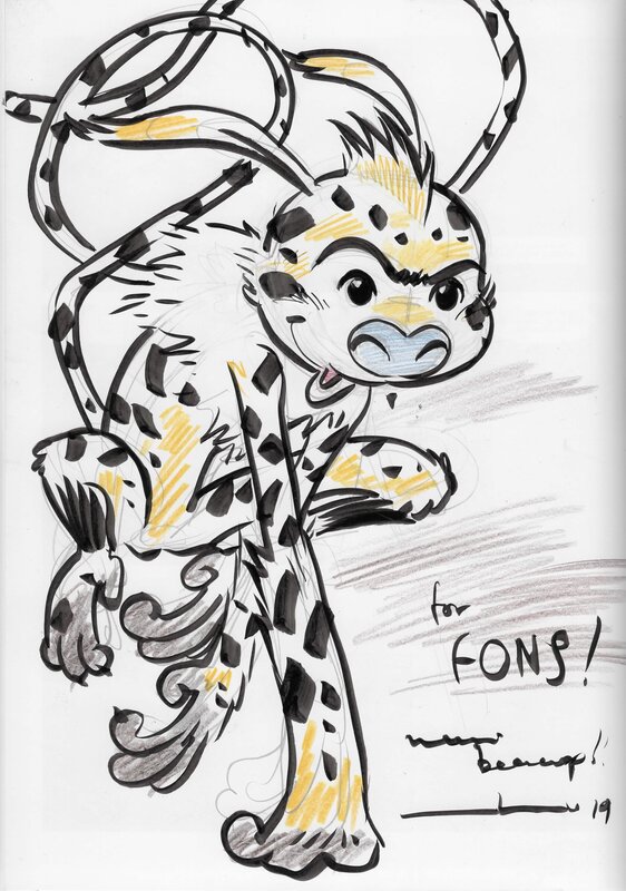 Marcial Toledano Marsupilami - Sketch