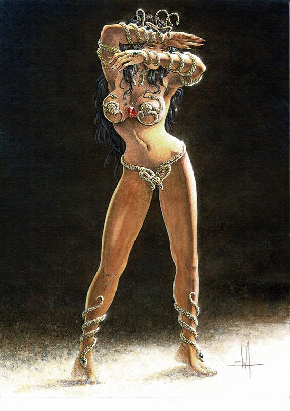 Layla Danseuse par Mika - Illustration originale