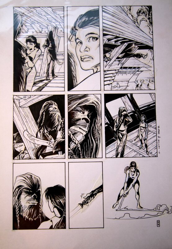 Star Wars par Olivier Vatine, Frédéric Blanchard - Planche originale