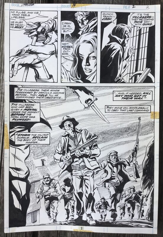 Gene Colan, Tom Palmer, Marv Wolfman, TOMB OF DRACULA #14 - planche 2 - Comic Strip