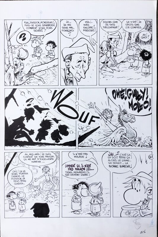 Alain Dodier, Makyo, GULLY - Le Poisson bleu - pl. 21 - Comic Strip