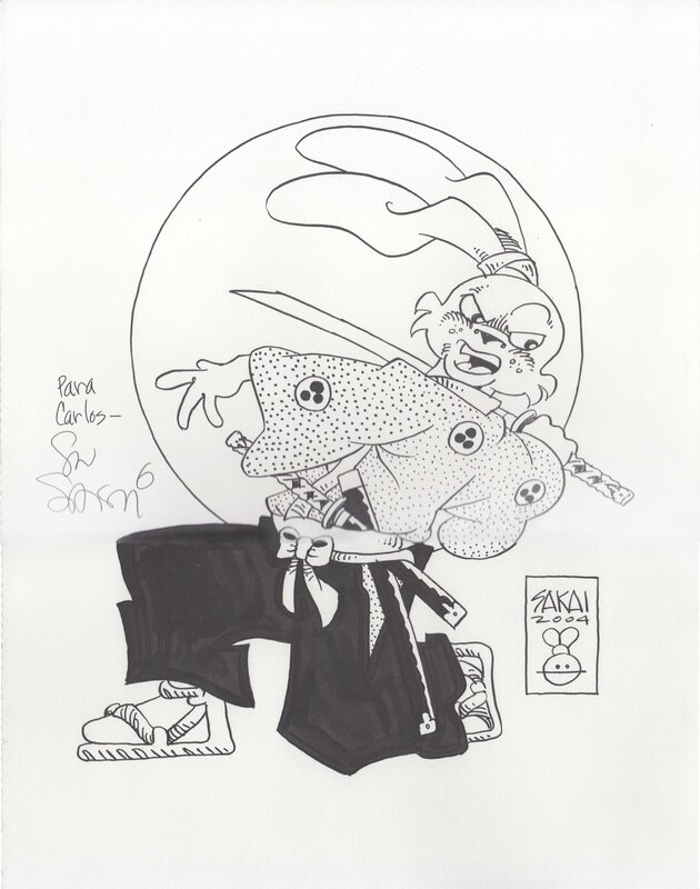 Usagi Yojimbo par Stan Sakai - Dédicace